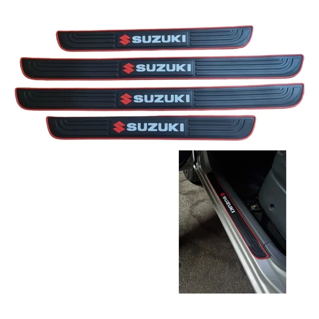 4 Cubre Zocalos De Goma Para Puertas Autos. Elige Tu Marca. 