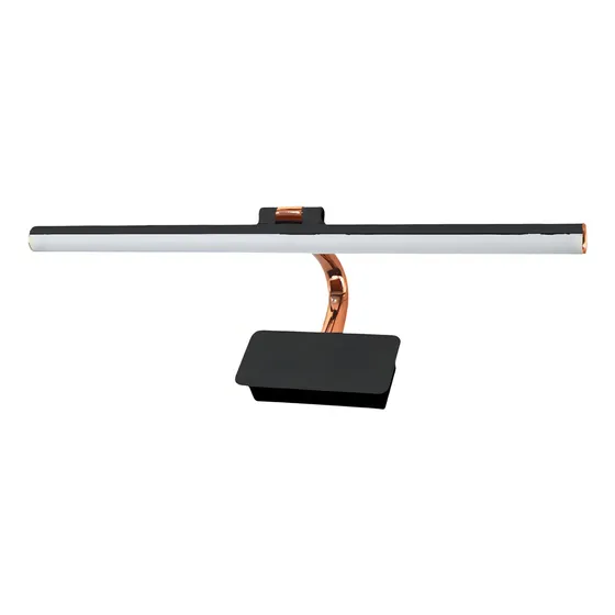 Arandela Mirror 12w Preto E Rose Embu Led