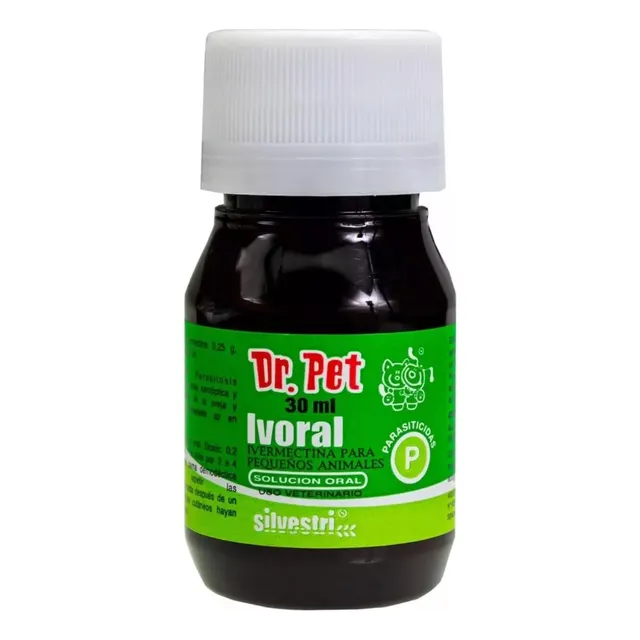 Dr Pet Ivoral 30ml Ivermectina Oral Uso Veterinario