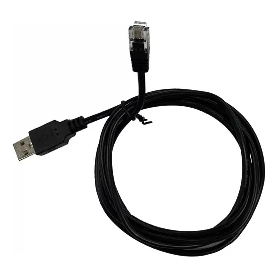 Cable De Comunicación Usb Para Equipos Anviz A300 Ep300 Color Negro