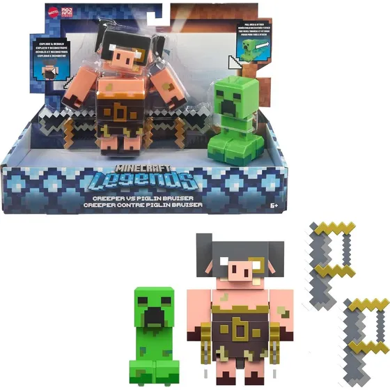Minecraft Legends Fidget Creeper Vs Piglin Feroz