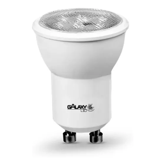 Kit 3 Lampada Mini Dicroica 4w Mr11 Gu10 127/220V Led 3000k 127/220V
