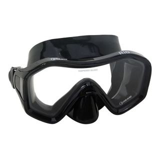 Máscara Óculos Rio Fun Dive Rio Lente Única E Vidros Temperados Cor Preto Máscara Óculos Rio Fun Dive Rio Lente Única E Vidros Temperados Cor Preto