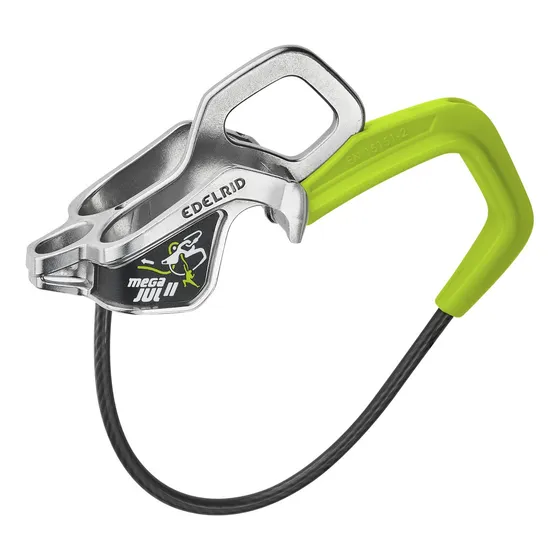Asegurador Freno Asistido Escalada Acero Edelrid Mega Jul 2