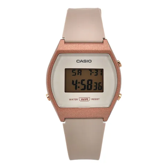 Reloj Casio Digital Dama Lw-204-4acf Color de la correa Rosa pálido Color del bisel Rosa pálido Color del fondo Rosa pálido