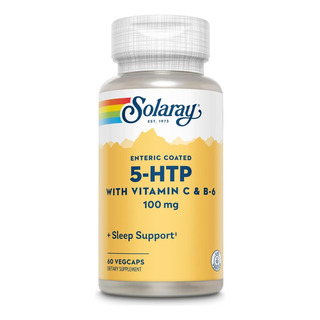Suplemento Solaray 5 Htp Com Vitamina C E B-6 - Suplemento P Suplemento Solaray 5 Htp Com Vitamina C E B-6 - Suplemento P