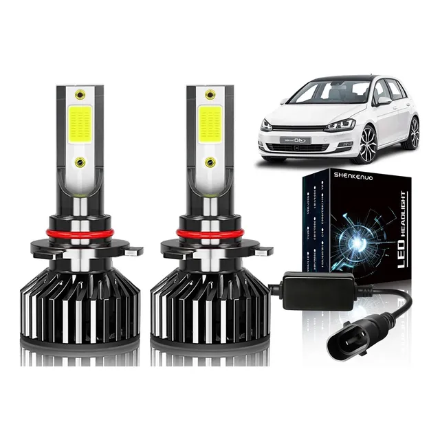 Kit De Bombillas Led H1, H4, H7, H8, H13, 9012, 100 W, 12000