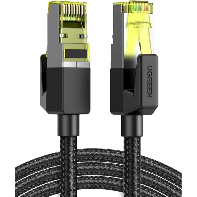 Cable De Red Categoría 7 600mhz 10gbps Rj45 10 Metros Ugreen