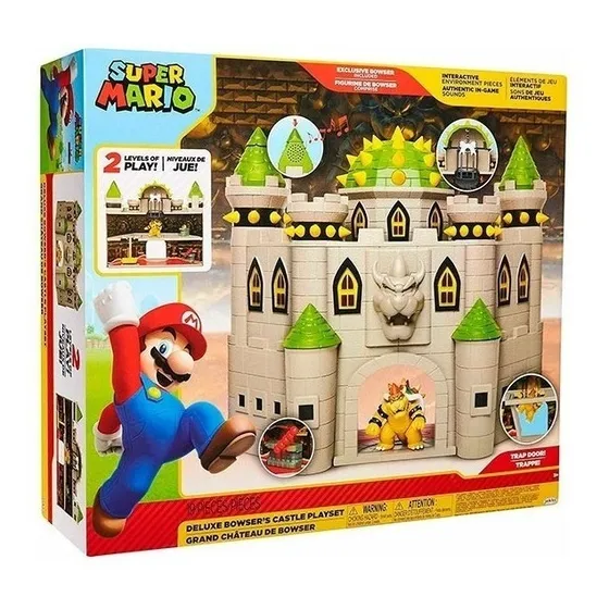 Playset Castillo Bowser Deluxe Mario Bros