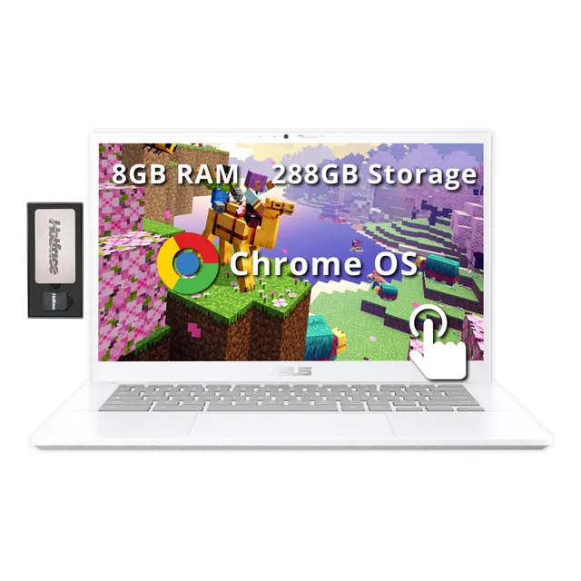 Ordenador Portátil Asus Chromebook Plus 14 Fhd Con Pantalla
