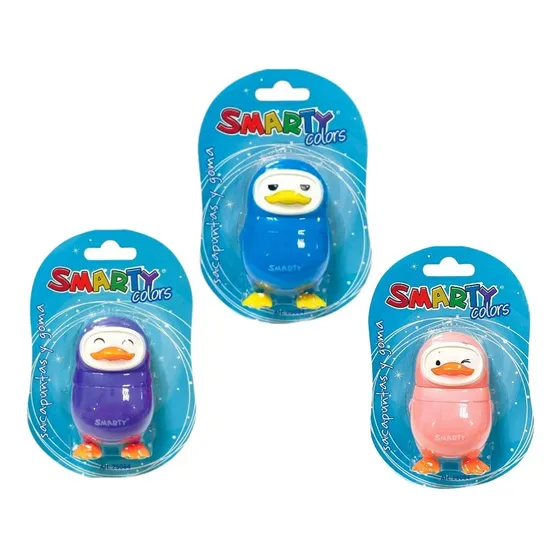Sacapuntas Con Goma Smarty Colors