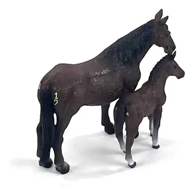 Big Country Toys Juego De Yegua Y Potro (6666 Ranch Quarter