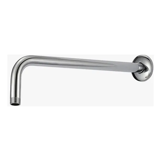 Cuello De Regadera Maxims S22-chrome, 40cm, Brazo De Acero Inoxidable Para Regadera De Baño, Acabado Cromado.