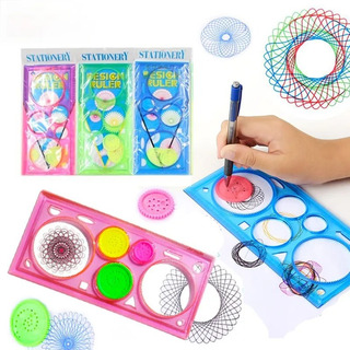 Espirografo Clásico Multifuncional Regla Figura Dibujo Niños Espirografo Clásico Multifuncional Regla Figura Dibujo Niños