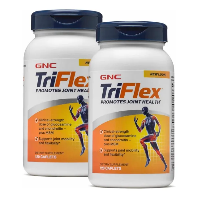 Gnc Triflex 120 Caplets Fast Acting Glucosamine Chondroitin