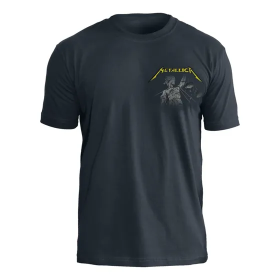 Camiseta Stamp Metallica Pc