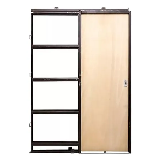 Puerta Corrediza De Embutir Durlock Pino 80 Marco Chapa