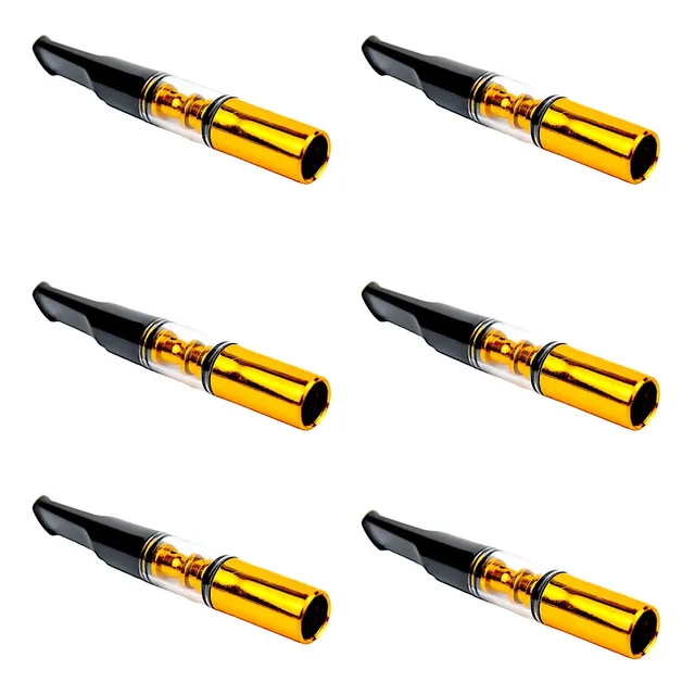 Kit 6 Piteiras Transparente Reutilizável Filtro Lavável Full