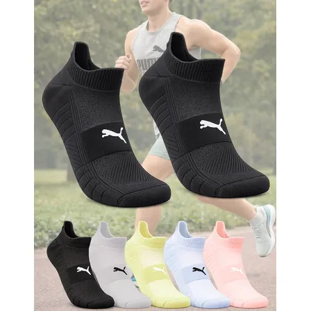 Meia Puma Poliamida Esportiva Corrida Dry Academia Soquete Preto G (39-44)