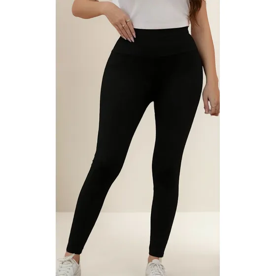 Calza Mujer Tiro Alto Faja Modeladora Talle Grande Especial