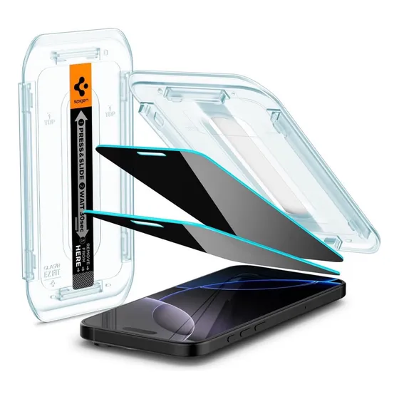 Protector De Pantalla Spigen Antiespía - Iphone 16 Pro Max