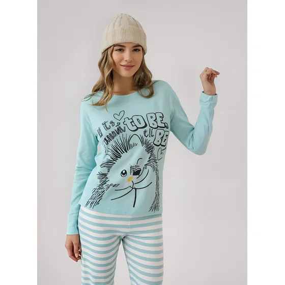Pijama Lencatex 22320 100% Algodón Invierno Hasta Talle  6 