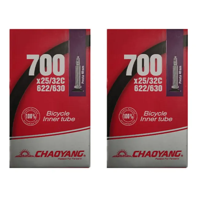 2 Neumaticos Ruta 700x25-32c Valvula Francesa 48mm Chaoyang