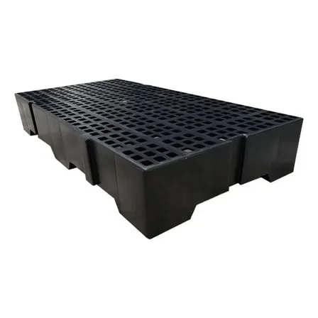 Estrado Palete Plástico 41x82x13cm Cor Preto