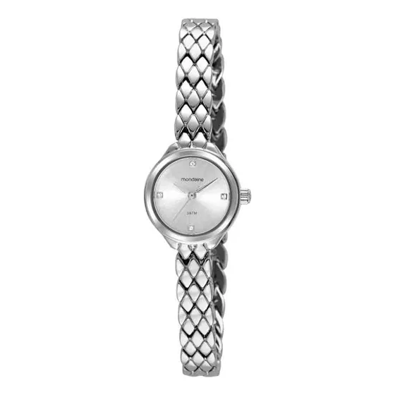 Relógio Mondaine Prata Analógico 99614l0mvnm2 