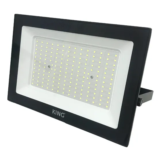 Reflector Led King 150w Alta Potencia Ip65 Apto Exterior Carcasa Negro Luz Blanco Frío