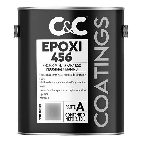 Pintura Epoxica Gris Epoxi 456 Kit Galon + Endurecedor