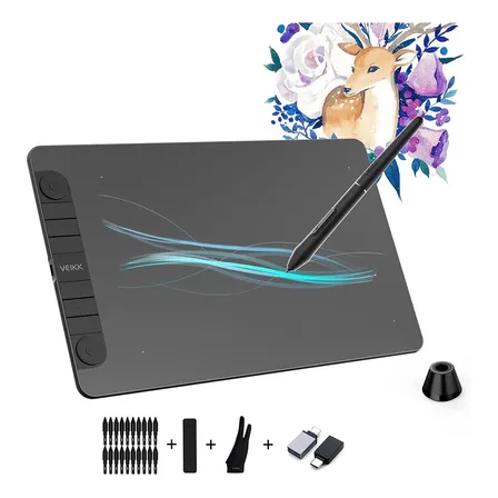Tableta de Dibujo Gráfico Veikk Vk1060pro Tablet Digitalizadora