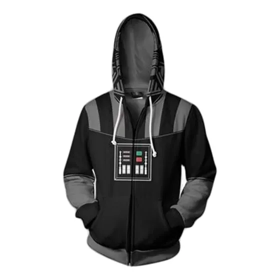 Pacreck Chaqueta Con Capucha De Darth Vader Para Adultos, De