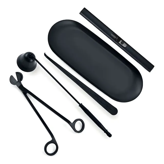 Cortador Mecha Vela Kit Para Velas + Encendedor 5 En 1
