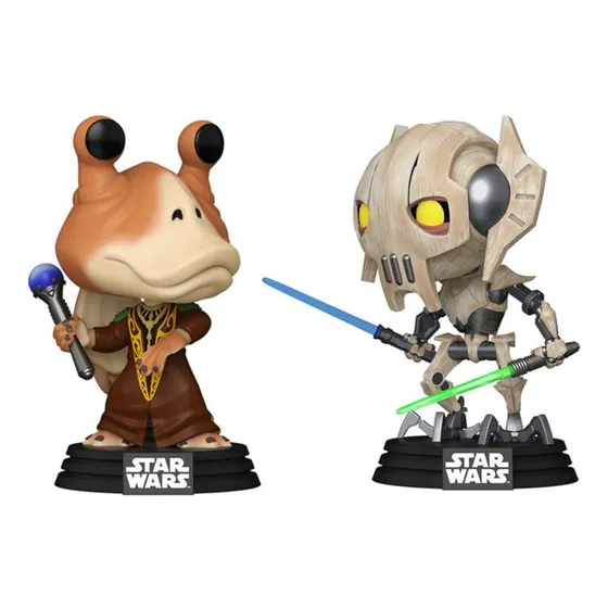 Funko Pop Jar Jar Binks Vs General Grievous, paquete de 2 unidades de Star Wars