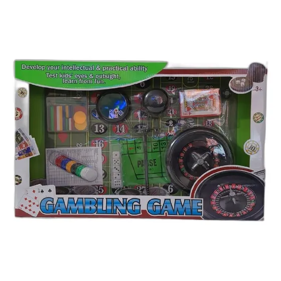 Juego De Casino Ruleta + Fichas + Cartas Y Dados