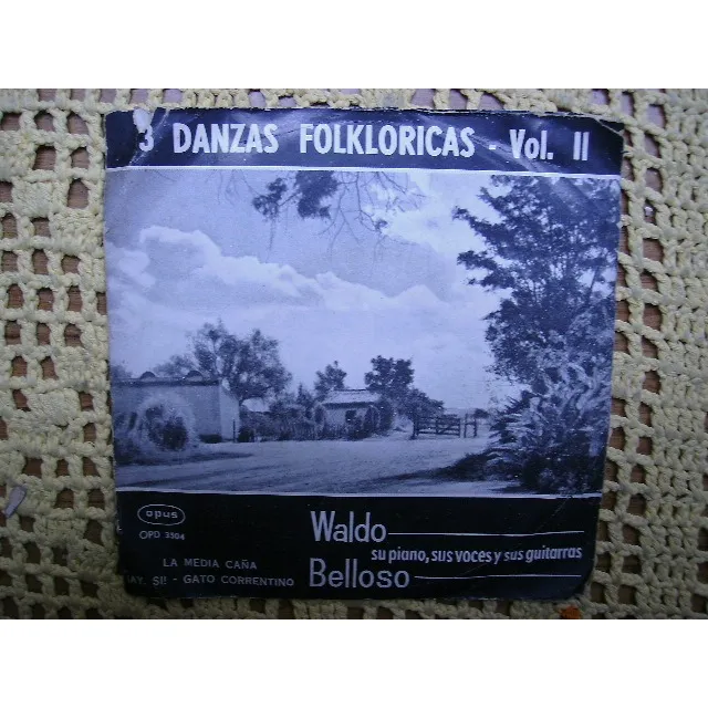 Waldo Belloso 3 Danzas Folkloricas Vol 2 Ep Vinilo Con Tapa