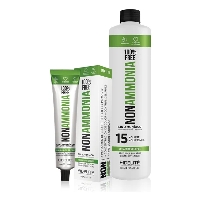 Kit 24 Tinturas Sin Amoniaco A Eleccion Fidelite + Oxidantes
