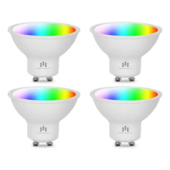 Dicroico Smart Wifi X 4 Pack Con Google Assistant Y Alexa Color | Cuotas sin interés