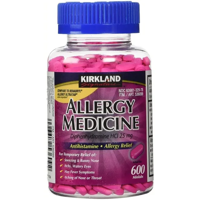 Allergy Medicine Kirkland Alergia - 600 Minitabs