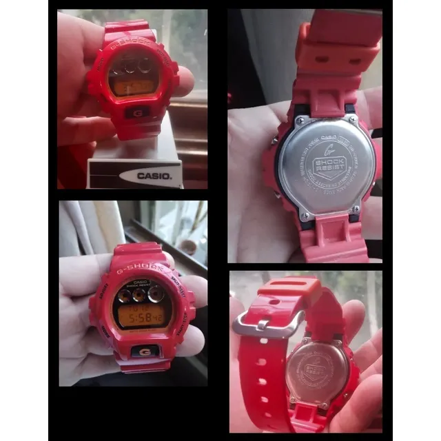 Reloj Casio G-shock Dw 6900 Rojo Original Japan