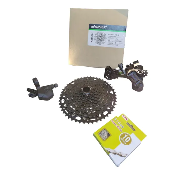 Mini Grupo 8x1v Acolyte Microshif Bicicleta Mtb 12-46