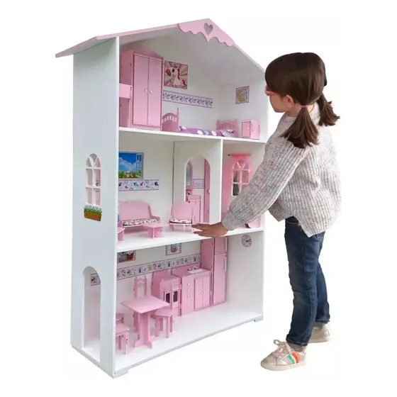 Casita De Muñecas: Alpina - ** Casitas Sol Y Luna ** Rosa