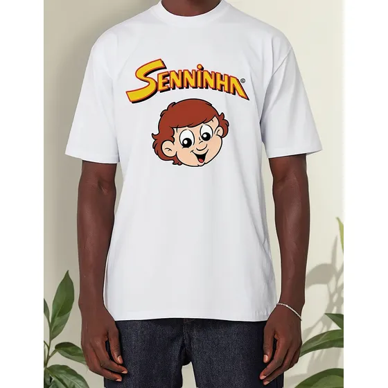 Remera Senninha Oversized, Ayrton Senna Formula 1 - S A Xl