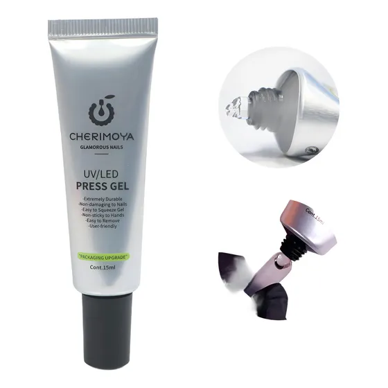 Press Gel Cherimoya Soft Gel Press On Uñas Semipermanentes