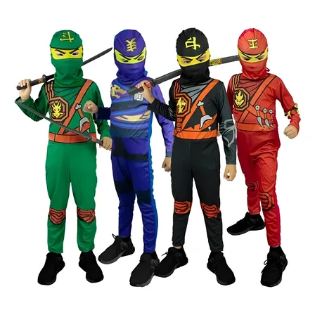 Fantasia Ninja Ninjago Infantil Samurai - Fantasias Carol