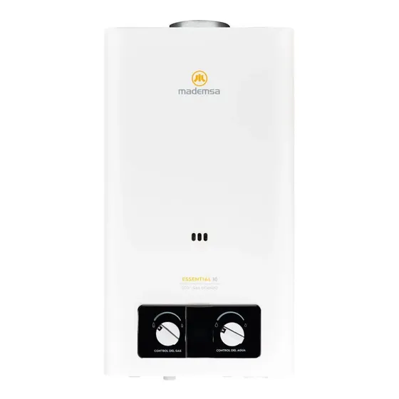 Calefont Gas Licuado 10 Litros Tiro Natural Essential 10 Eco | Cuotas sin interés