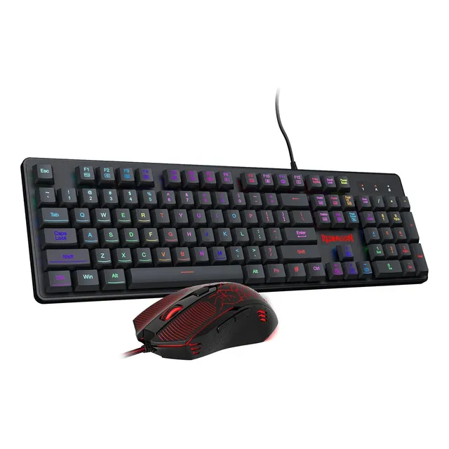 Kit Teclado Y Mouse Gamer Redragon Essentials  Rds107
