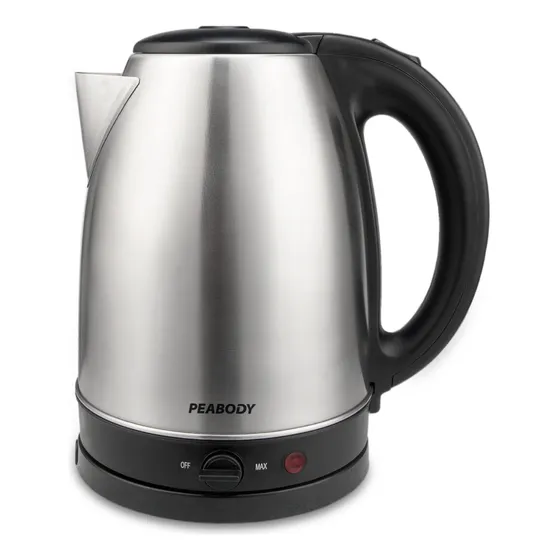 Pava Eléctrica Peabody Pe-k1708 Inox 2200w 1.7l 220v P2 Color Plateado