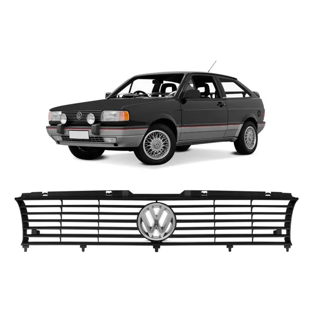 Grade Dianteira Com Emblema Gol Gti Gts Quadrado 1991 A 1996